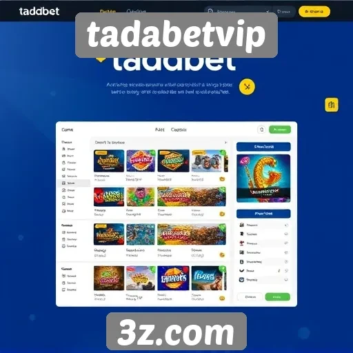 Facilidade de navegação na plataforma tadabetvip