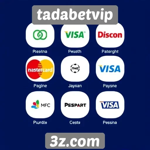 Métodos de pagamento oferecidos pela tadabetvip